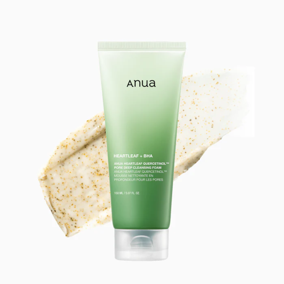 Anua Heartleaf Quercetinol pore deep cleansing foam