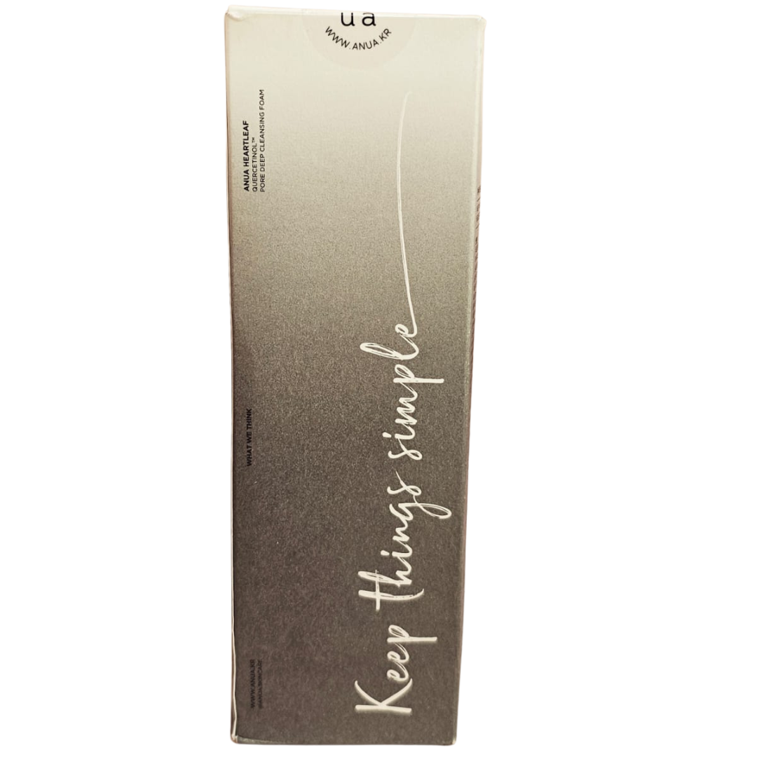 Anua Heartleaf Quercetinol pore deep cleansing foam
