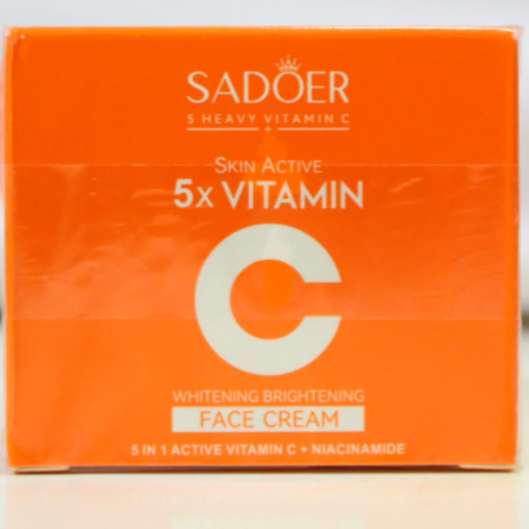 SADOER 5X Heavy Vitamin C Whitening Skin Active Face Cream 50g