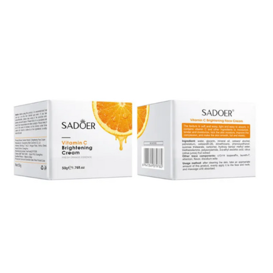 SADOER Vitamin C Brightening Face Cream Moisturizer (50g)