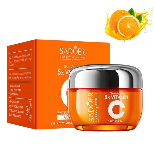 SADOER 5X Heavy Vitamin C Whitening Skin Active Face Cream 50g