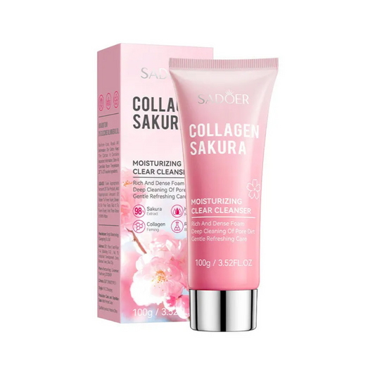Sadoer Collagen Sakura Moisturizing Deep Cleansing Refreshing Facial