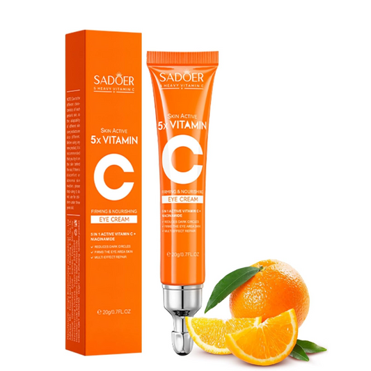 5 in 1 Vitamin C Eye Cream for Dark Circles and Puffiness