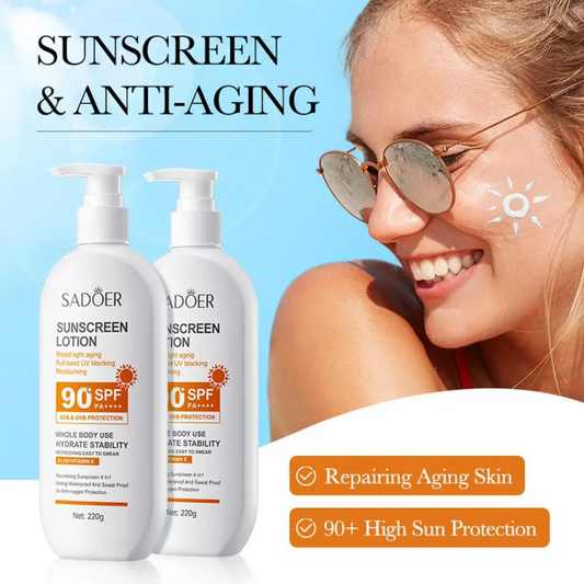 SADOER SPF 90 Sunscreen Lotion Long Lasting Protection
