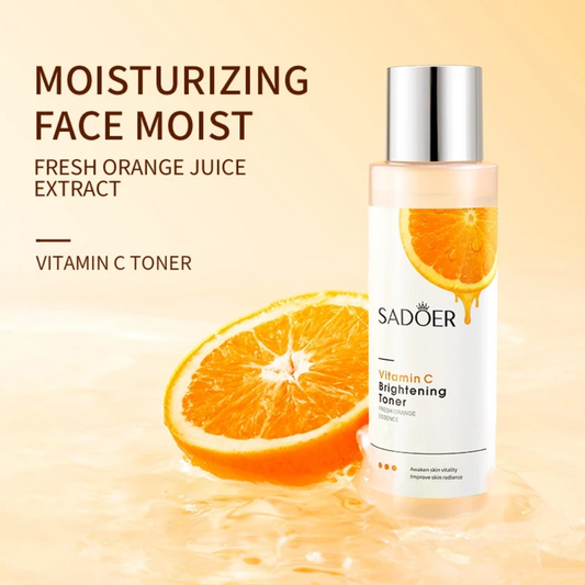 SADOER Vitamin C Brightening Fresh Orange Essence Hydrating Moisturizing Toner